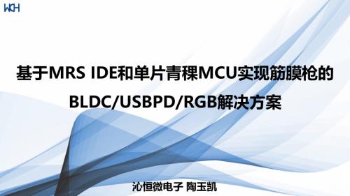 34.d2s5-2-aug22-基于MRS IDE和单片青稞MCU实现筋膜枪解决方案