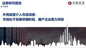 外周血管介入市场深度：市场处于发展早期阶段国产企业蓄力待发（82页）