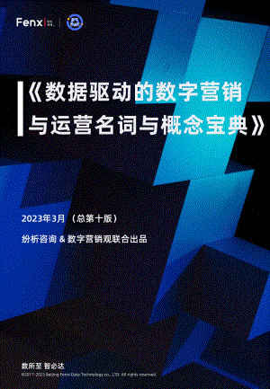 纷析咨询：2023年数据驱动的数字营销与运营名词与概念宝典（420页）
