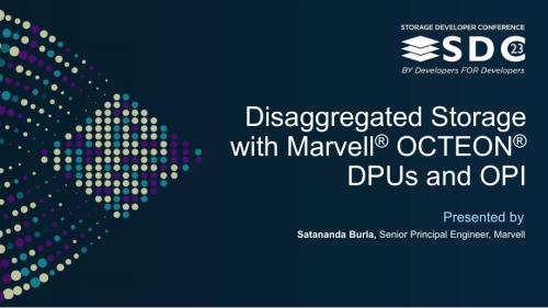 SNIA-SDC23-Burla-Disaggregated-Storage-Marvell-Octeon_1