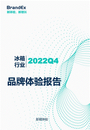 新锶体验：2022Q4冰箱行业品牌体验报告（16页）