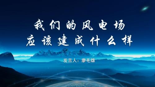 5我们的风电场应该建成什么样（2024年广西南宁分散式风电开发论坛）