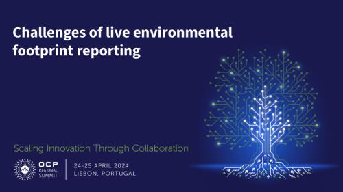 Challenges of live environmental footprint reporting