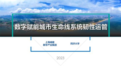 6、数字赋能城市生命线系统韧性运管（上海城建数字产业集团）w