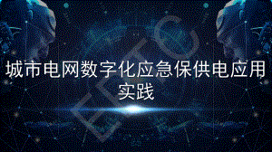 杨飞-城市电网数字化应急保供电应用实践