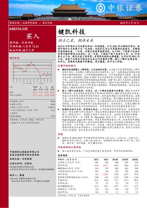 键凯科技-公司研究报告-拐点已至期待未来-240522（37页）
