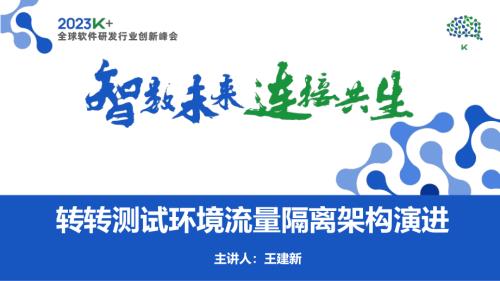 王建新-转转测试环境流量隔离架构演进