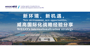 新环境新机遇威高国际化战略经验分享--威高集团 陈敏