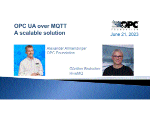 OPC UA over MQTT：一种可扩展的解决方案