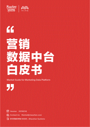 秒针：2019营销数据中台白皮书（29页）