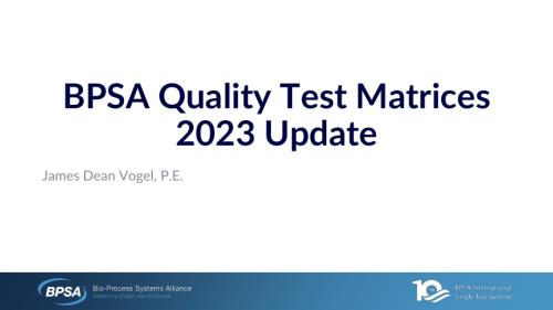 2023BPSA质量测试矩阵