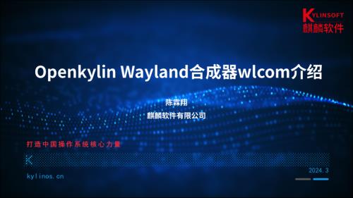 陈霖翔-openkylin wayland合成器wlcom分析