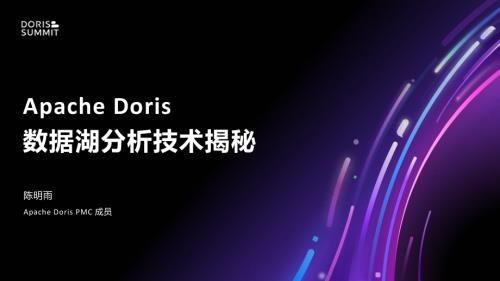 Apache Doris 数据湖分析技术揭秘