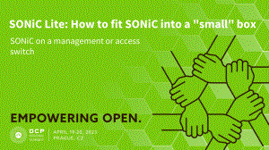 SONiC Lite - How to fit SONiC into a small box