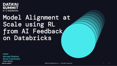 使用 AI FEEDBACK ON DATABRICKS 的 RL 进行大规模建模对齐