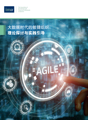 IMA：2023大数据时代的敏捷组织：理论探索与实践引导研究报告（35页）