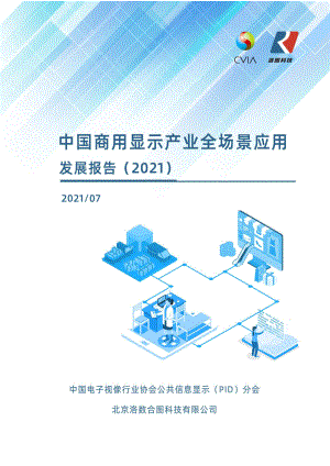 Runto洛图科技：中国商用显示产业全场景应用发展报告（2021）（253页）