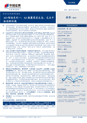 家电行业深度研究报告:AI+智造系列一AI颠覆商显生态交互平板迎新机遇-230409(36页)