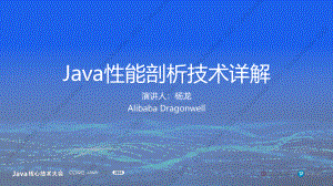 杨龙-Java性能剖析技术详解-Final