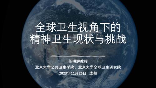 1 全球卫生视角下的精神卫生