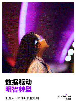 埃森哲：数据驱动明智转型：加速人工智能规模化应用（12页）