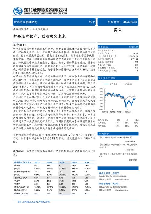 世华科技-公司研究报告-新品逐步投产、创新决定未来-240528（35页）
