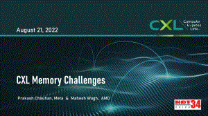 Hot Chips 2022 CXL MemoryChallenges
