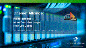 Special Presentation 1:Ethernet Alliance