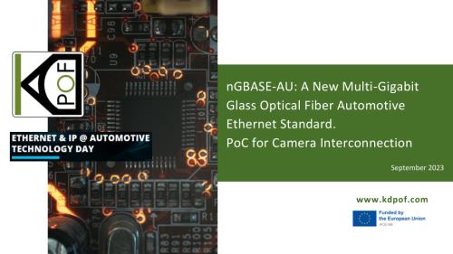 nGBASE-AU：一种新的多千兆位玻璃光纤汽车以太网标准用于摄像头互连的 PoC