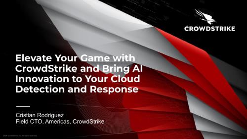 Elevate Your Game with CrowdStrike and Bring AI Innovation to Your Cloud Detection and Response