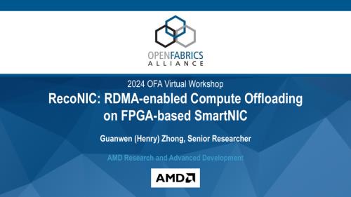 会议12_RecoNIC：基于 FPGA 的 SmartNIC 上支持 RDMA 的计算卸载