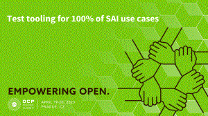 Test tooling for 100% of SAI use cases