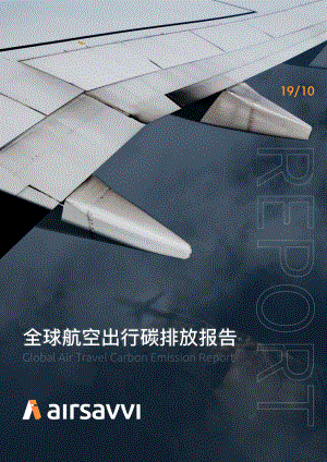 非常准大数据：全球航空出行碳排放报告(13页)