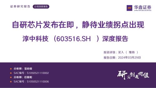 淳中科技-公司深度报告 ：自研芯片发布在即静待业绩拐点出现-240329（37页）