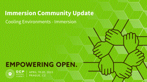 Immersion Community Update