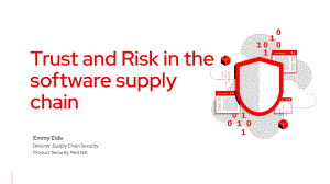 Trust and Risk in the Software Supply Chain