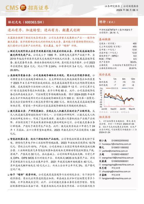 联创光电-公司研究报告-退而有序加速转型;进而有为颠覆式创新-240606(31页)