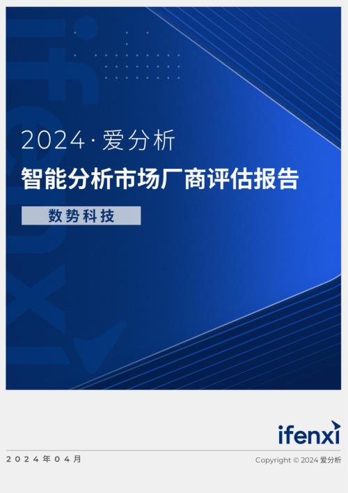 爱分析:2024智能分析市场厂商评估报告-数势科技(19页)