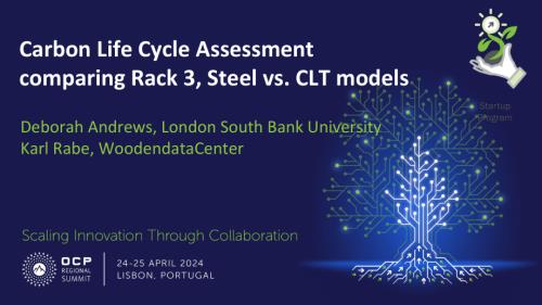Life Cycle Assessment of the Open Rack 3, Steel vs. CLT models