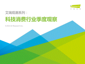 2022科技消费行业季度洞察报告(24页)