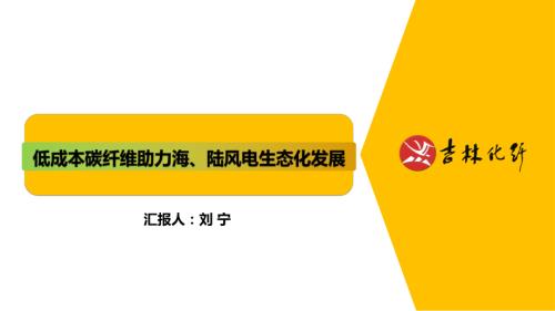 吉林化纤国兴 刘宁_低成本大丝束碳纤维助力海、陆风电市场生态化发展.ppsx