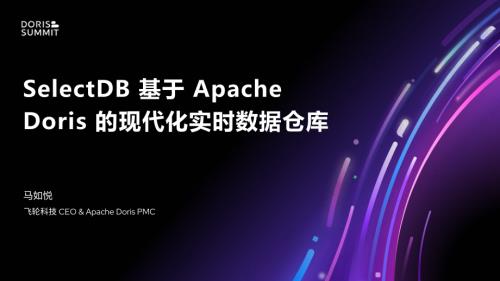 SelectDB - 基于 Apache Doris 的现代化实时数据仓库