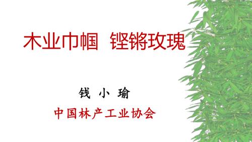 Qian Xiaoyu, Vice President of China Forest Products Industry Association
